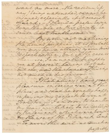 Lot #8002 George Washington 1786 Signed Handwritten Letter - Image 2