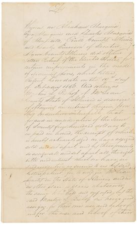 Lot #8026 Abraham Lincoln