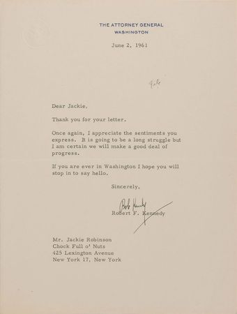 Lot #8138 Jackie Robinson - Image 3