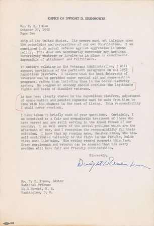 Lot #8044 Dwight D. Eisenhower - Image 2