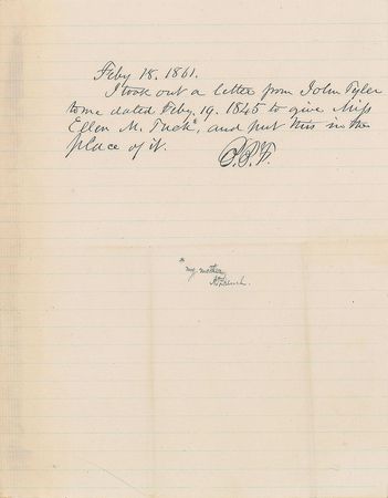 Lot #8019 John Tyler - Image 2