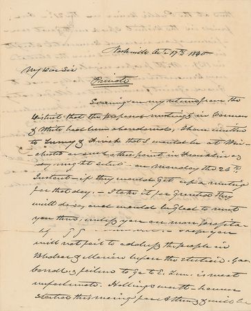 Lot #8020 James K. Polk