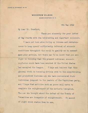 Lot #8037 Woodrow Wilson