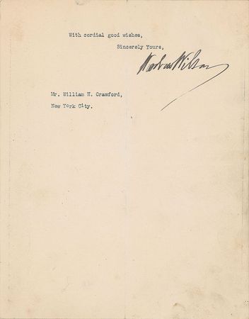 Lot #8037 Woodrow Wilson - Image 2