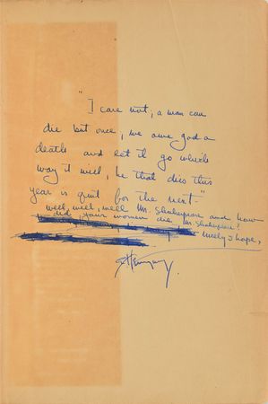 Lot #8123 Ernest Hemingway - Image 1