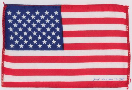 Lot #6263 Dave Scott?s Apollo 15 Lunar Orbit-Flown Flag - Image 1