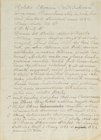 Lot #6033 Joseph Guillotin Document Signed - Image 1