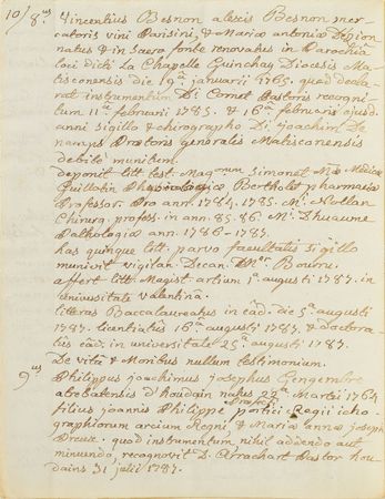 Lot #6033 Joseph Guillotin Document Signed - Image 2
