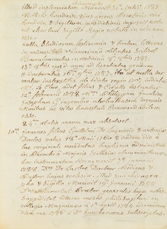 Lot #6033 Joseph Guillotin Document Signed - Image 3