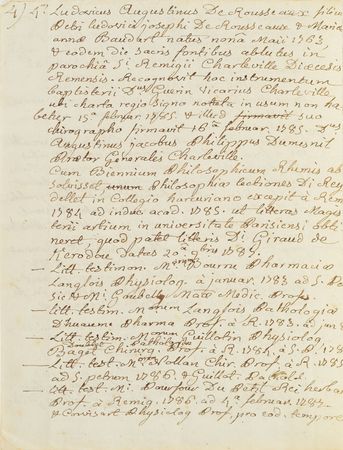 Lot #6033 Joseph Guillotin Document Signed - Image 7