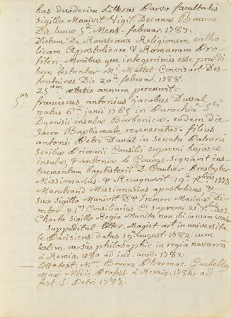 Lot #6033 Joseph Guillotin Document Signed - Image 8