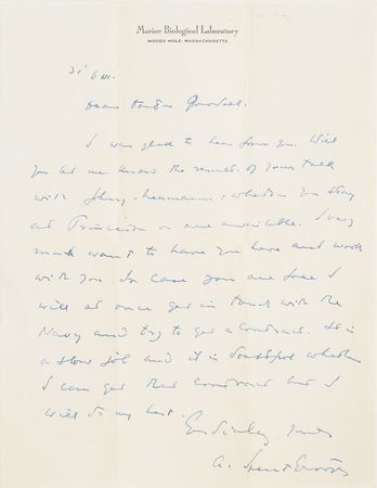 Lot #6026 Erwin Schrodinger, John von Neumann, and Physicists Archive of (10) Letters - Image 3
