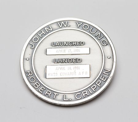 Lot #6284  STS-1 Unflown Robbins Medal - Image 2