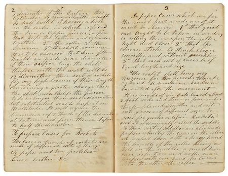 Lot #6090  Directions to Make Rockets Manuscript (1844) - Image 2