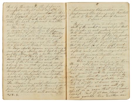 Lot #6090  Directions to Make Rockets Manuscript (1844) - Image 3