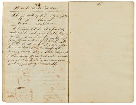 Lot #6090  Directions to Make Rockets Manuscript (1844) - Image 8