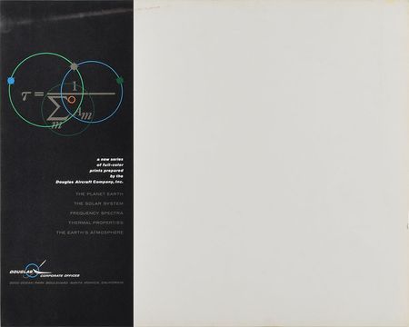 Lot #470  Douglas Aircraft Company Earth and Solar System Prints - Image 1
