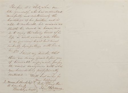 Lot #6067 Samuel F. B. Morse Autograph Letter Signed - Image 2