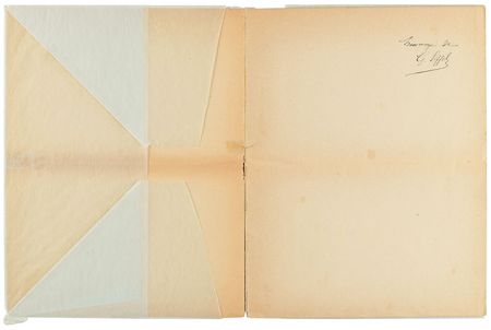 Lot #6189 Gustave Eiffel Letter Signed - Image 2