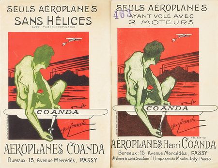 Lot #6208 Henri Coanda Group of (9) Items - Image 1