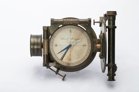 Lot #6181 Antique Schwalb Hermanos Theodolite Survey Instrument - Image 1