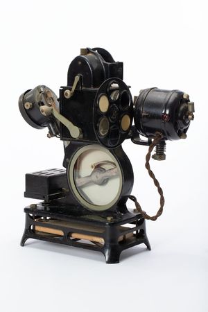 Lot #370 Antique Pathex 9.5mm Movie Projector with Color Wheel - Image 1