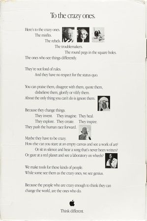 Lot #6152  Apple 'Think Different' Poster Set - Image 2