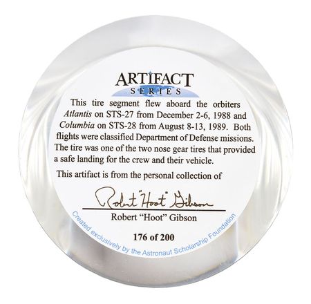 Lot #6286  STS-27/28 Flown Tire Segment - Image 5