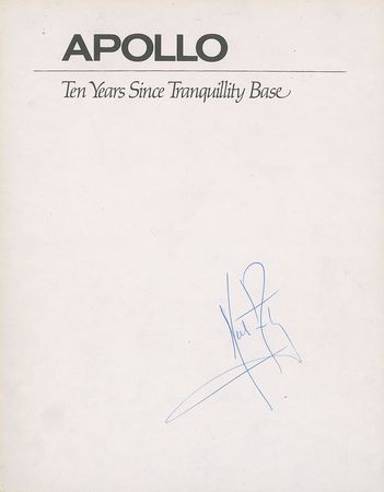 Lot #6256 Neil Armstrong Signed Book - Image 1