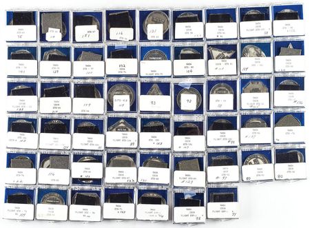 Lot #6285 Collection of (52) Space Shuttle Robbins Medallions  - Image 2