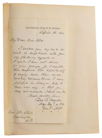 Lot #352 Civil War Album: Leading figures of the Union cause - Image 4