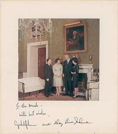 Lot #117 Lyndon B. Johnson: Used by LBJ to sign the 1965 Immigration and Nationality Act - Image 3