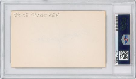Lot #618 Bruce Springsteen - PSA/DNA GEM MINT 10 Signature - Image 2