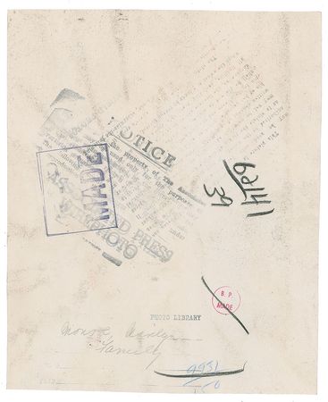 Lot #677 Marilyn Monroe and Joe DiMaggio Photograph - Image 2