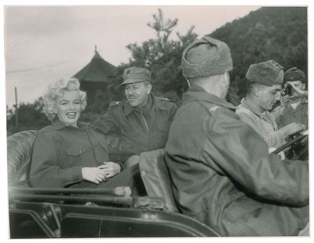Lot #680 Marilyn Monroe and US Servicemen Photograph - Image 1