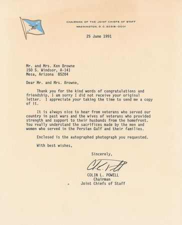 Lot #378 Colin Powell - Image 1