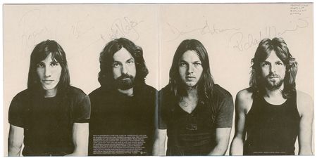 Lot #547 Pink Floyd: Rare fully signed Meddle album—