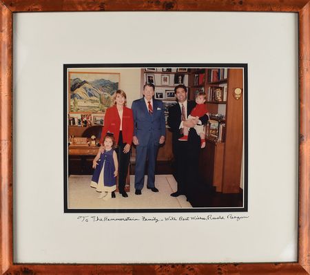 Lot #166 Ronald Reagan Signed Photograph - Image 1