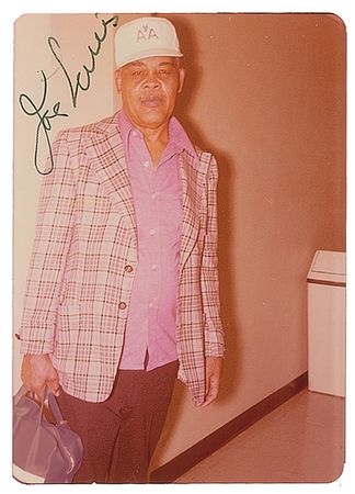 Lot #742 Joe Louis Signed Photograph - Image 1