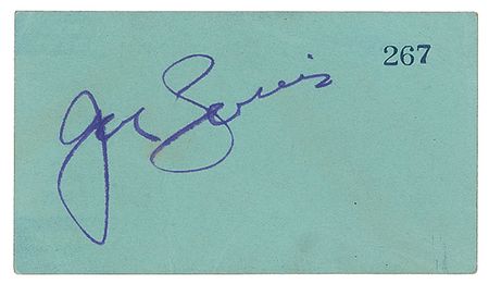 Lot #743 Joe Louis Signature - Image 1