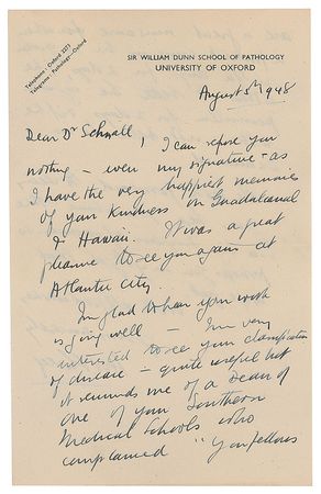 Lot #267 Howard Florey: On patients and penicillin - Image 1