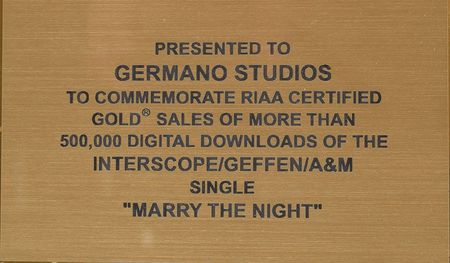 Lot #630 Lady Gaga RIAA Sales Record - Image 2