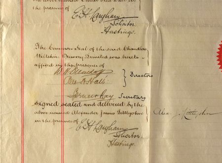 Lot #340 Titanic: Alexander J. Littlejohn Signed Document - Image 2