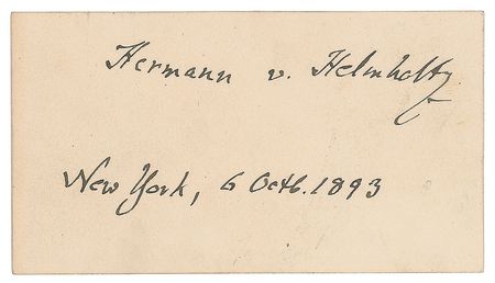 Lot #271 Hermann von Helmholtz - Image 1