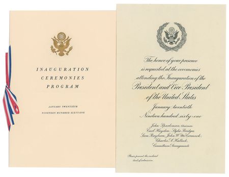 Lot #71 John F. Kennedy Inauguration Package Inauguration Package - Image 1