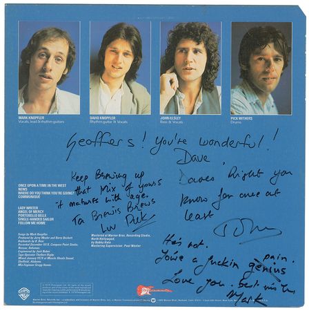 Lot #594 Dire Straits Album - Image 1