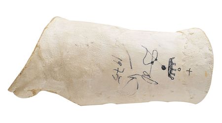 Lot #420 Salvador Dali: Dali signs and sketches for an injured friend, coupled with a 1949 handwritten letter mentioning Evita Peron - Image 2