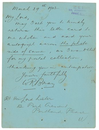 Lot #286 Joseph Lister - Image 1