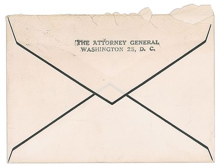 Lot #85 Robert F. Kennedy Signed Mourning Card: Still grieving, Bobby sends warm thanks for condolences - Image 5