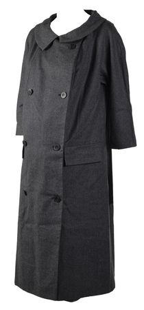 Lot #4 Jacqueline Kennedy's Personally-Owned and -Worn Maternity Dress: Elegant wool maternity dress worn by Jackie in a 1960 LIFE magazine photo shoot - Image 1